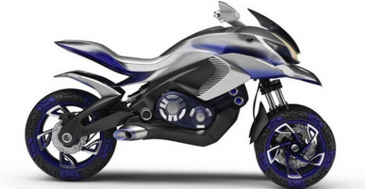 Futuristic Yamaha 01Gen Motorcycle