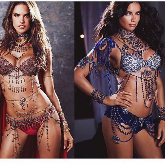 Ambrosio And Lima To Wear This Years $2M Jeweled Fantasy Bras Together