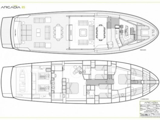 Yacht Arcadia 85 - US Version