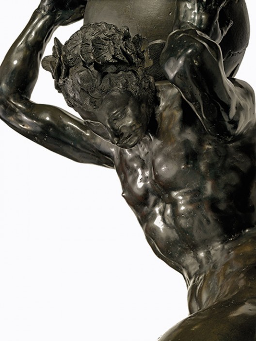 Bacchic Figure Supporting The Globe Leading Christie's Inaugural New York Exceptional Sale