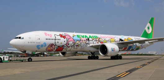 EVA Airs Hello Kitty Jet Finally Arrived in Europe