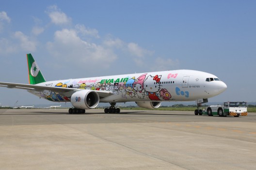 EVA Airs Hello Kitty Jet Finally Arrived in Europe