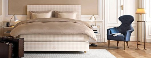Hästens Launches Limited Edition Stockholm White Bed