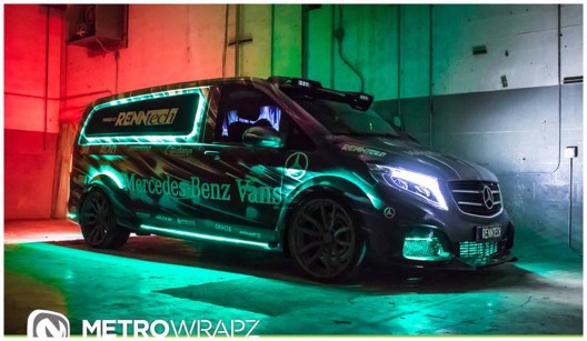 Mercedes Benz Van Wrapped by MetroWrapz and RENNtech