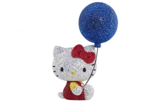 Mickey Mouse And Hello Kitty With Swarovski Crystals - Limited Edition 2014