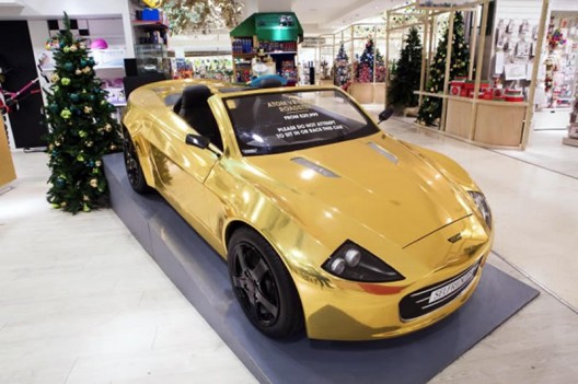 Selfridges Offers £30,000 Gold-Plated Atom Car For Your Kid