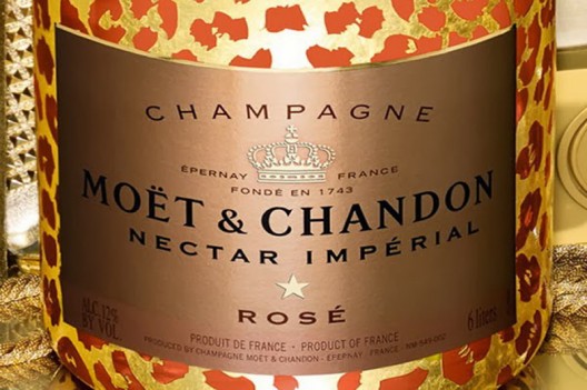 Moët & Chandon Nectar Impérial Rosé Leopard Luxury Edition