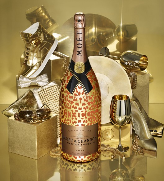 Moët & Chandon Nectar Impérial Rosé Leopard Luxury Edition