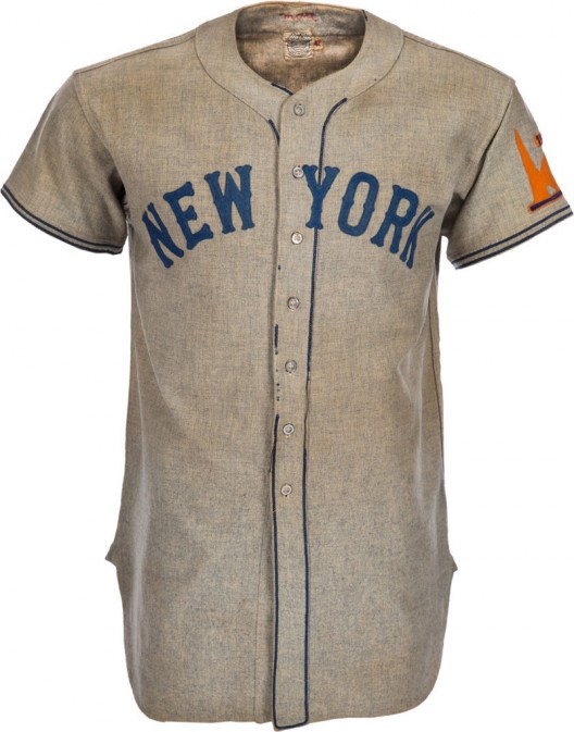 1938 Mel Ott Game Worn New York Giants Jersey Highlight at Heritage's Platinum Night Auction