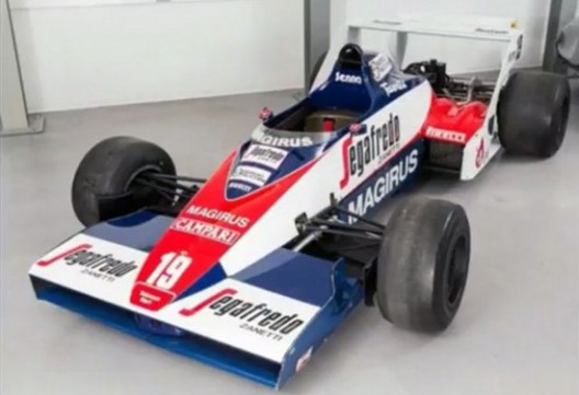 Ayrton Senna's first F1 car, Toleman TG183b, which he drove at his first Grand Prix race in Brasil, is on sale in UK