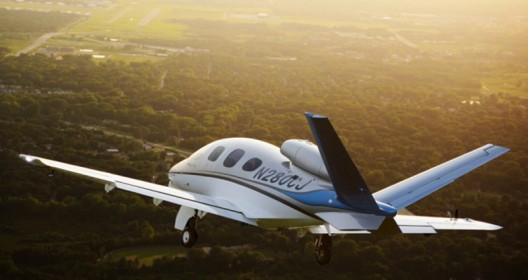 Cirrus Aircraft's Conforming Aircraft C2 of the Vision SF50 Jet on its Maiden Flight