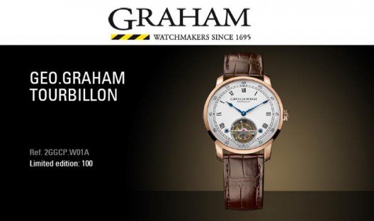 Graham Introduced Geo.Graham Tourbillon In Honor Of The Brand's Founder
