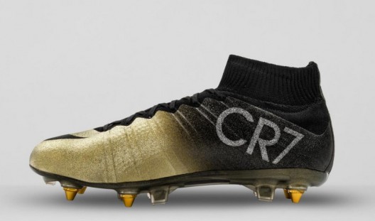 Cristiano Ronaldo Receives Nike's Diamond-studded Gold Boots