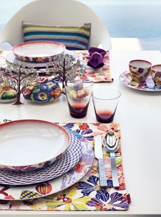 Missoni Home's First Collection of Tableware