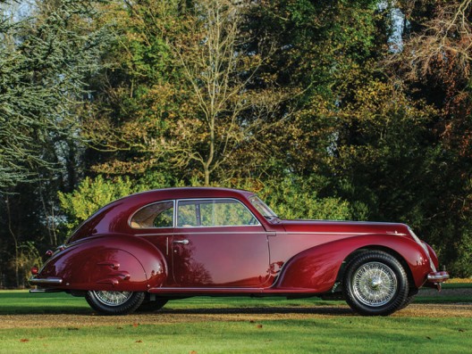 Alfa Romeo 6C 2500 Sport Berlinetta by Touring gifted by Mussolini to lover Claretta Petacci, takes centre stage at RM's Paris auction