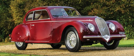 Alfa Romeo 6C 2500 Sport Berlinetta by Touring gifted by Mussolini to lover Claretta Petacci, takes centre stage at RM's Paris auction