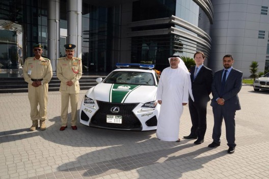 2015 V8-powered Lexus RC F - Newest Dubai Polices Patrol Car