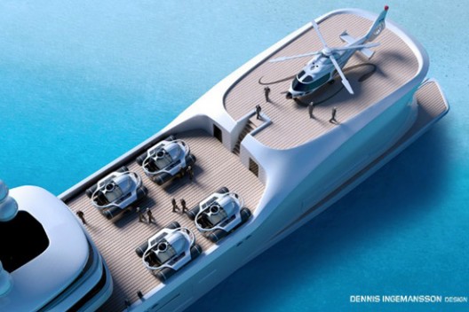 Arctic Sun Superyacht from Swedish designer Dennis Ingemansson