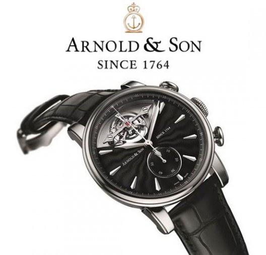 Arnold & Son unveils a new reference of the TEC1 with a palladium case and a black guilloché dial