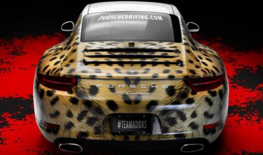 Adidas has prepared special reward - Porsche 911 Carrera with cheetah design