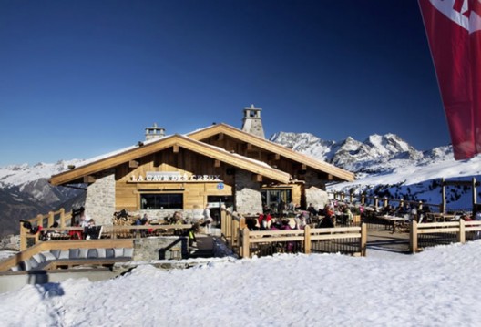 Glam Ski Dining at Cave des Creux in Courchevel in the French Alps