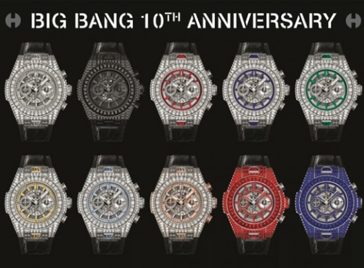 Hublot Celebrates 10 Years of Big Bang with $10 Million Collection