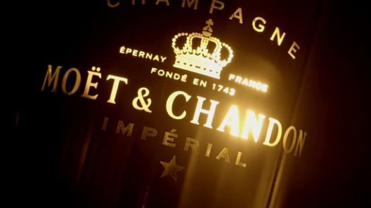 Bright Night by Moët & Chandon - First Luminous Champagne Bottle