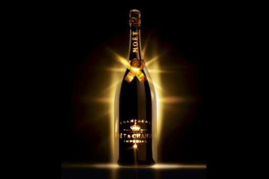 Bright Night by Moët & Chandon - First Luminous Champagne Bottle