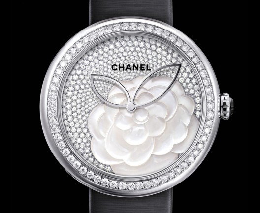 Chanel Unveiled Mother-of-pearl Camellia Watch