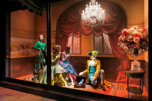 Cinderella's Magical World at Harrods Windows