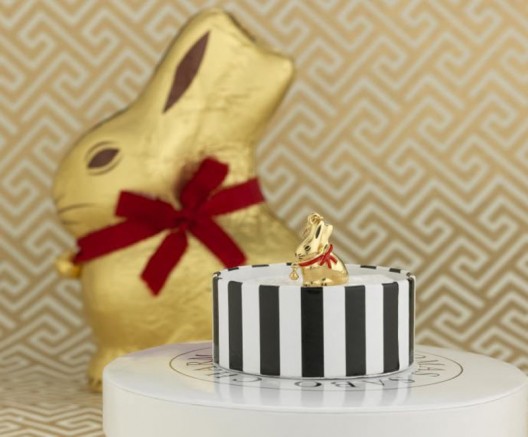 Lindt's Iconic Bunnies as 18 Carat Gold Plated Jewellery