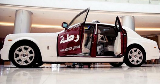 Luxury Rolls-Royce Phantom Joins Abu Dhabi Police Fleet