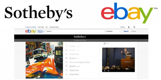 New eBay & Sotheby Live Online Auction Site
