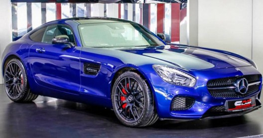 Brilliant Blue Metallic Mercedes-AMG GT S On Offer In Dubai