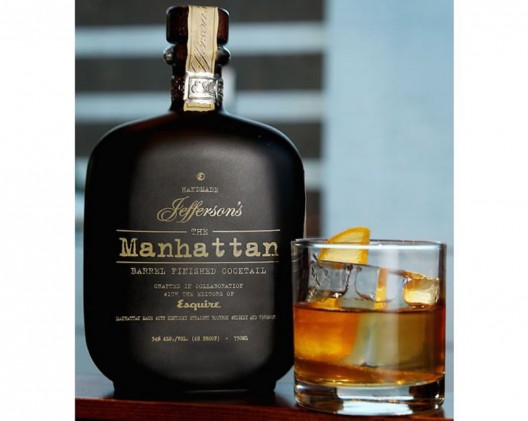 Manhattan -  Barrel Finished Cocktail by Jeffersons Bourbon And Esquire