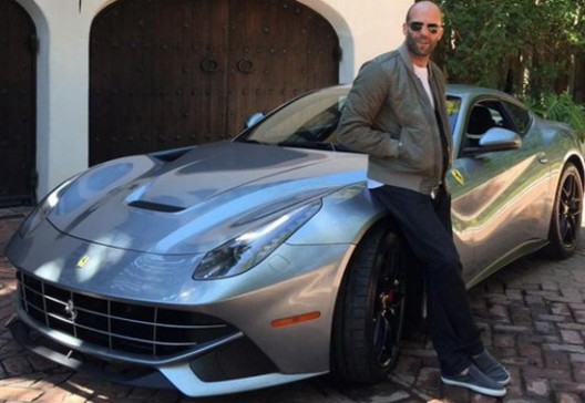 The British actor, now owns a Ferrari "F12 Berlinetta" in metallic-gray color