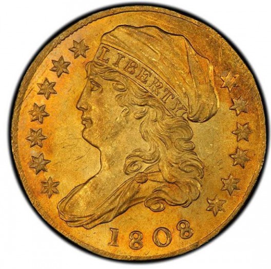 Rare 1808 American Quarter Eagle Gold Coin Sold For $2,35 Million At Auction