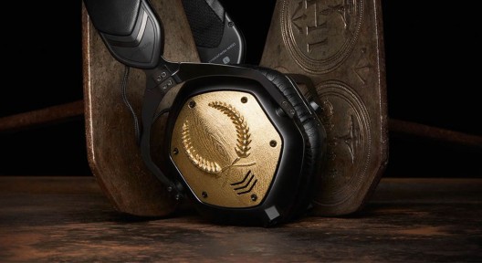 3D Printed Gold Plated Headphones by V-MODA