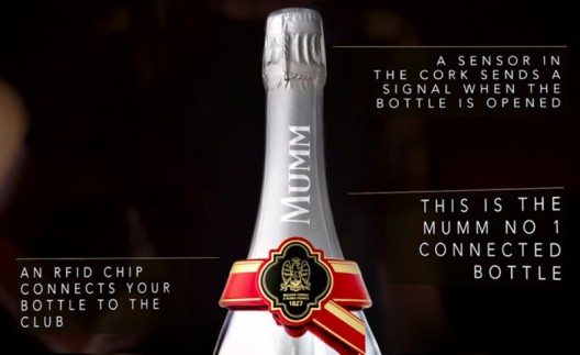 Worlds First Connected Champagne by GH Mumm