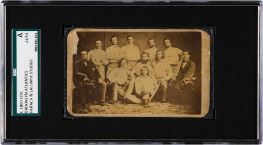 1860 Brooklyn Atlantics Baseball Card Could Fetch $50,000 At Auction