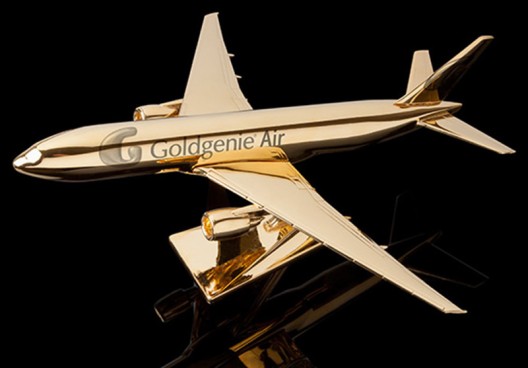 Take Flight In Goldgenies New 24k Gold Embellished Model Airplanes