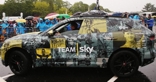 Jaguar Team Sky Tour de France New Color Scheme for F-Pace