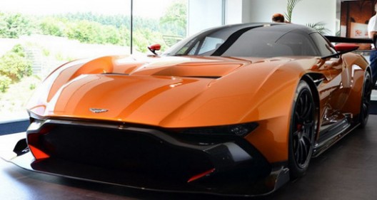 Orange Aston Martin Vulcan