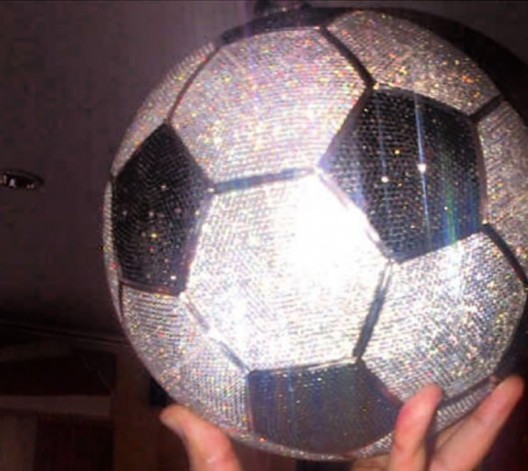 Karim Benzema Splashed Out $250,000 On Diamond-encrusted Football