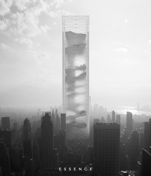 Essence Skyscraper - Urban Mega-Structure With 11 Landscapes