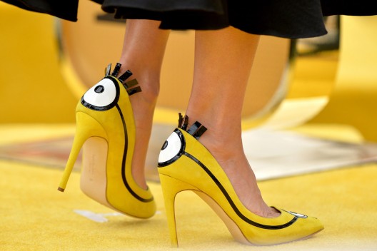 Sandra Bullock's Minion Shoes Raised $42,425 For Charity