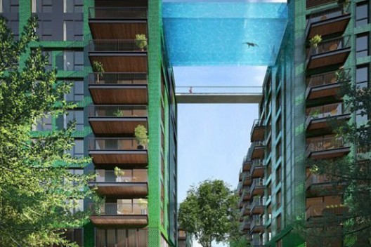 World's First Glass Bottomed "Sky Pool" To Be Suspended Above London's Street