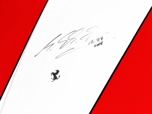 Ferrari FXX With The Signature Of Michael Schumacher