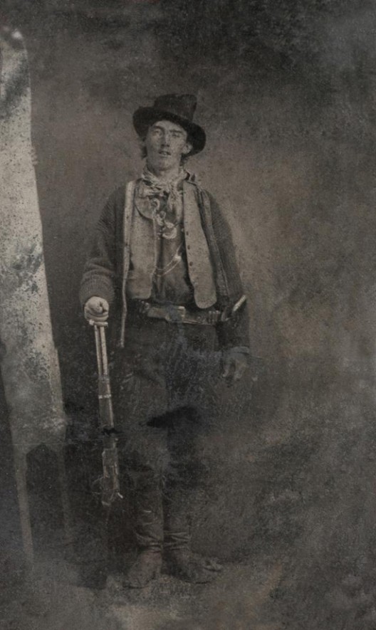 Photo of Wild West outlaw Billy the Kid