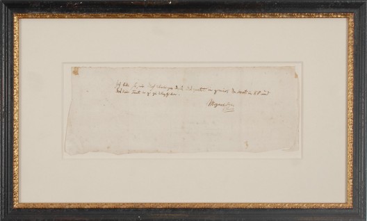 Mozart's Letter Sold for $270,000
